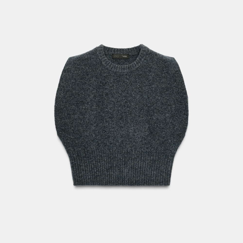 Price Firm - ZARA 100% Wool Sleeveless Sweater Vest